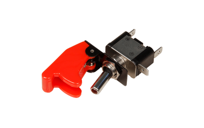 Kill-Switch McPower mit Schutzkappe und LED, 12V / 20A, rot