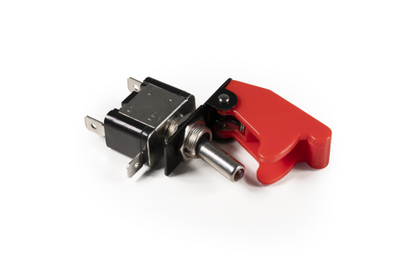Kill-Switch McPower mit Schutzkappe und LED, 12V / 20A, rot