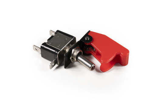 Kill-Switch McPower mit Schutzkappe und LED, 12V / 20A, rot