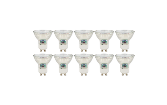 LED-Strahler McShine ''SP50-10'', GU10, 5W, 400 lm, warmweiß, 10er-Pack