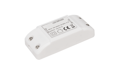 LED-Trafo McShine, 0,5-12W, Ein 220-240V, 12V= Konstantspannung, rund