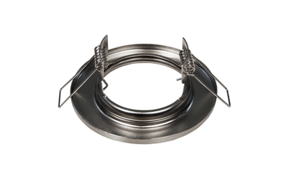Einbaurahmen McShine ''ER-80'' Edelstahl gebürstet, Ø80mm, starr