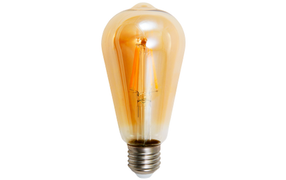 LED Filament Glühlampe McShine ''Retro'' E27, 4W, 420lm, warmweiß, goldenes Glas