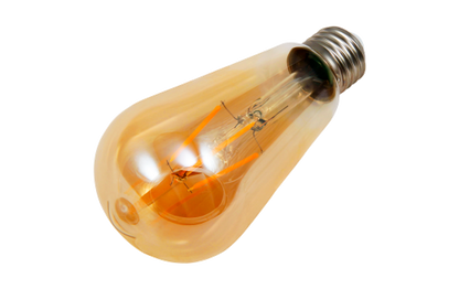 LED Filament Glühlampe McShine ''Retro'' E27, 4W, 420lm, warmweiß, goldenes Glas
