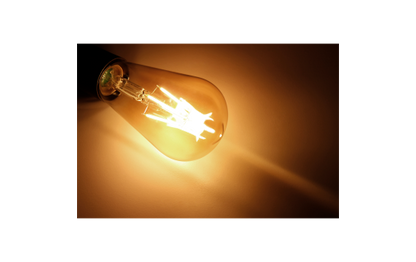 LED Filament Glühlampe McShine ''Retro'' E27, 4W, 420lm, warmweiß, goldenes Glas