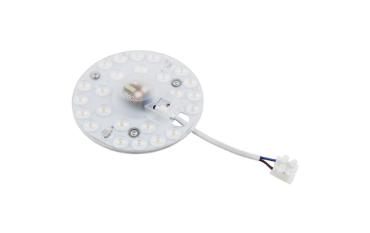 LED-Modul McShine, Umrüstsatz mit Magnethalterung, Ø12,5cm, 12W, 1200lm, 3000K