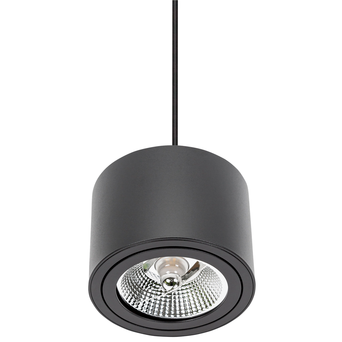 AR111 GU10 Strahler ''Chloe'', 250V, IP20, 139x100mm, rund, schwarz