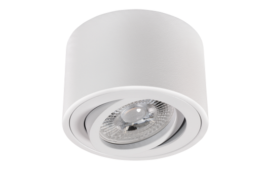 LED-Aufbauleuchte McShine, 5W, 400Lumen, 3000K, ØxH 80x50mm