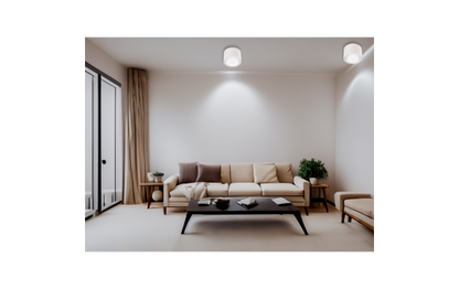 LED-Aufbauleuchte McShine, 5W, 400Lumen, 3000K, ØxH 80x50mm