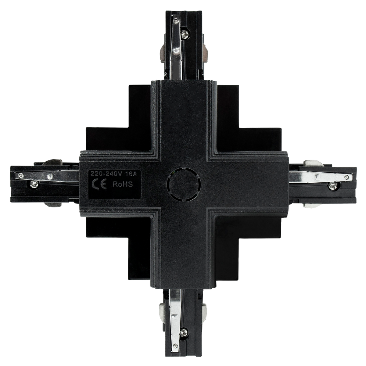 Unterputz-Steckverbinder ''SPS'', 230V, IP20, 165x36x165mm, Kreuz, schwarz