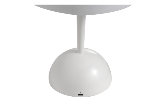 LED-Tischleuchte ROLF KERN „Stil“ 24cm, weiß, Akku, dimmbar
