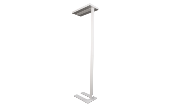LED-Schreibtisch-Stehleuchte ROLF KERN „Smart-Pro“ mit Touch Display, PIR & Tageslicht-Sensor