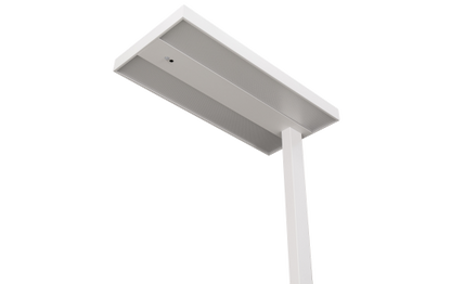 LED-Schreibtisch-Stehleuchte ROLF KERN „Smart-Pro“ mit Touch Display, PIR & Tageslicht-Sensor