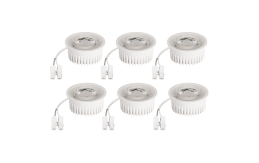 LED-Modul McShine ''MCOB'', 5W, 400 Lumen, 230V, 50x25mm, 3000K, dimmbar, 6er-Pack