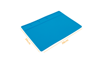 Silikon-Lötmatte McPower ''LM-11'' 28x20cm, Hitzebeständig, Antistatisch