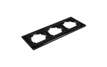 Glas-Rahmen McPower ''Flair'', 3-fach, schwarz