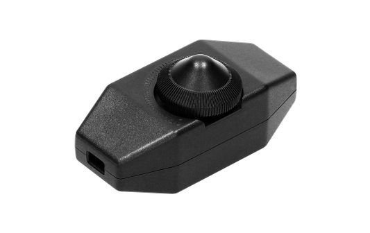 Schnur-Zwischendimmer schwarz, stufenlos, 80W