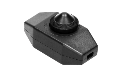 Schnur-Zwischendimmer schwarz, stufenlos, 80W