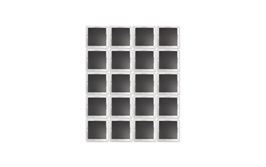 Wechselschalter McPower ''Flair'', 250V~/10A, UP, anthrazit, 20er-Pack