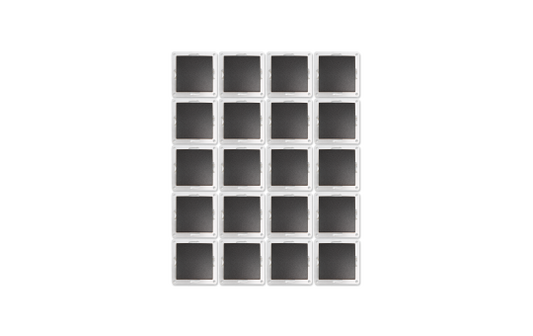 Wechselschalter McPower ''Flair'', 250V~/10A, UP, anthrazit, 20er-Pack