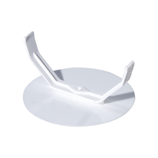 Feder-Steckdeckel, für Unterputz-Dosen mit Schraubabstand 60mm, weiß