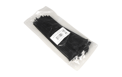 Kabelbinder McPower, schwarz, 200x3,6mm, 100er-Pack, UV beständig