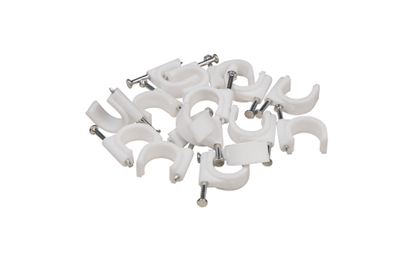 Kabelschelle McPower, 12mm, 100er-Pack, weiß