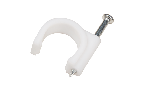 Kabelschelle McPower, 12mm, 100er-Pack, weiß