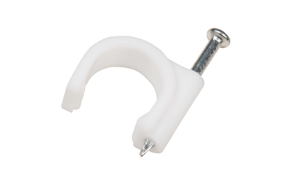 Kabelschelle McPower, 12mm, 100er-Pack, weiß