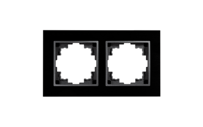 Rahmen McPower ''Flair'', 2-fach, schwarzes Aluminium