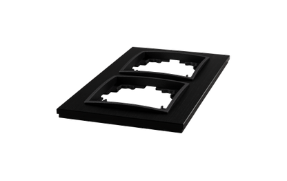 Rahmen McPower ''Flair'', 2-fach, schwarzes Aluminium