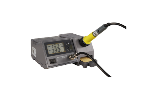 Digitale Lötstation McPower ''LS-450 digi'', 230V / 50 Hz, 48W-Lötkolben, grau