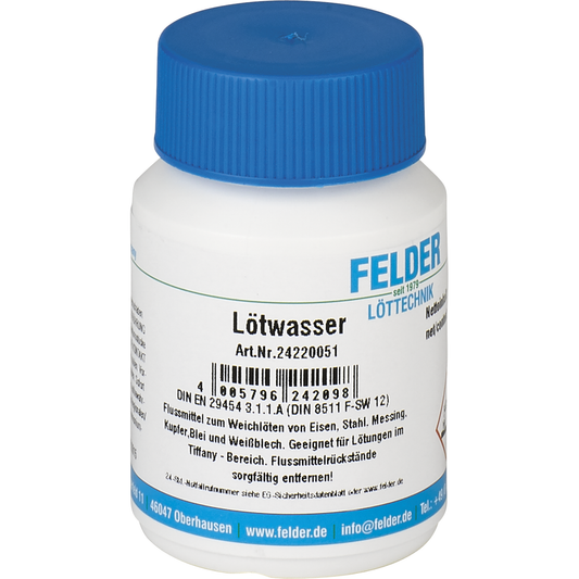 Lötwasser FELDER, 100ml, DIN EN 29454 3.1.1.A