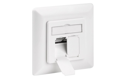 Netzwerkdose, Unterputz, CAT 6, 2x RJ45