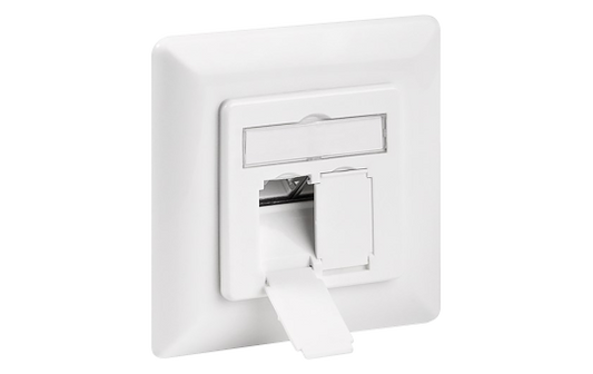 Netzwerkdose, Unterputz, CAT 6, 2x RJ45