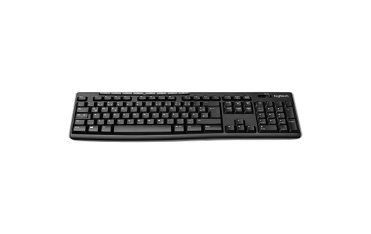 Tastatur Logitech ''K270'', schwarz, kabellos