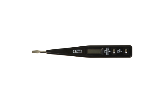 Digitaler Spannungsprüfer McPower ''Ergo-250'', 12-250V, LC-Display