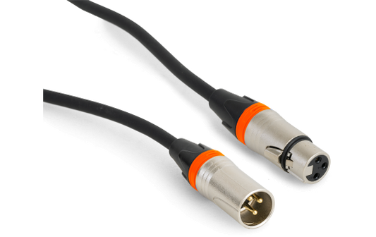 Hochwertiges Audiokabel BST ''SOUND-XLRM-XLRF-3'' 3m, XLR Stecker u. Buchse
