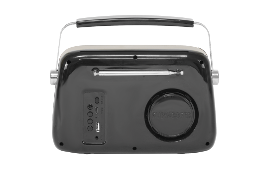 Retro-Radio MADISON ''FREESOUND-VR40BK-DAB'', Bluetooth, DAB, FM, schwarz