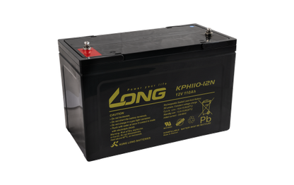 Bleiakku KUNG LONG ''KPH110-12N'', 12V/110 Ah,  338x227x170 mm, 32,5 kg