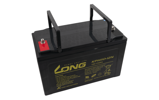 Bleiakku KUNG LONG ''KPH110-12N'', 12V/110 Ah,  338x227x170 mm, 32,5 kg