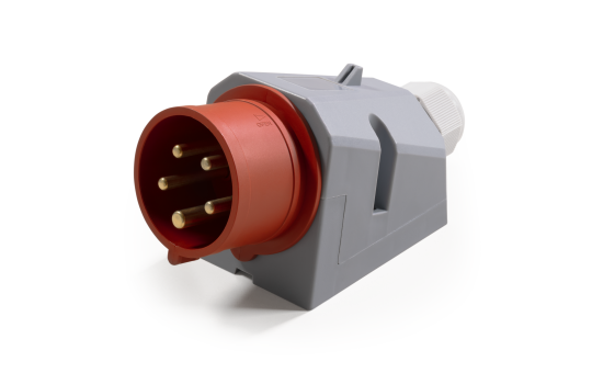 CEE-Stecker McPower, Wandmontage, IP44, 415V, 16A, 5-polig, IP44
