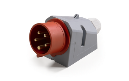 CEE-Stecker McPower, Wandmontage, IP44, 415V, 16A, 5-polig, IP44