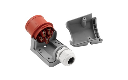 CEE-Stecker McPower, Wandmontage, IP44, 415V, 16A, 5-polig, IP44