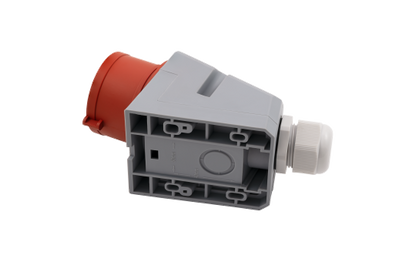 CEE-Stecker McPower, Wandmontage, IP44, 415V, 16A, 5-polig, IP44