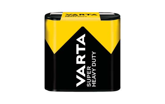 Batterie Zink-Kohle Block, VARTA, 3R12, 4.5V, Super Heavy Duty, Retail Blister
