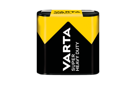 Batterie Zink-Kohle Block, VARTA, 3R12, 4.5V, Super Heavy Duty, Retail Blister