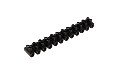 Lüsterklemme McPower, 12 Klemmen, 4,5mm², 5A, schwarz, 10er-Pack