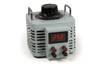 Ringkern-Stelltrafo McPower ''V-4000 LED'', 0-250 V, 4 A, 1.000 W, NICHT galvanisch getrennt