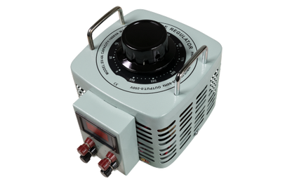 Ringkern-Stelltrafo McPower ''V-4000 LED'', 0-250 V, 4 A, 1.000 W, NICHT galvanisch getrennt
